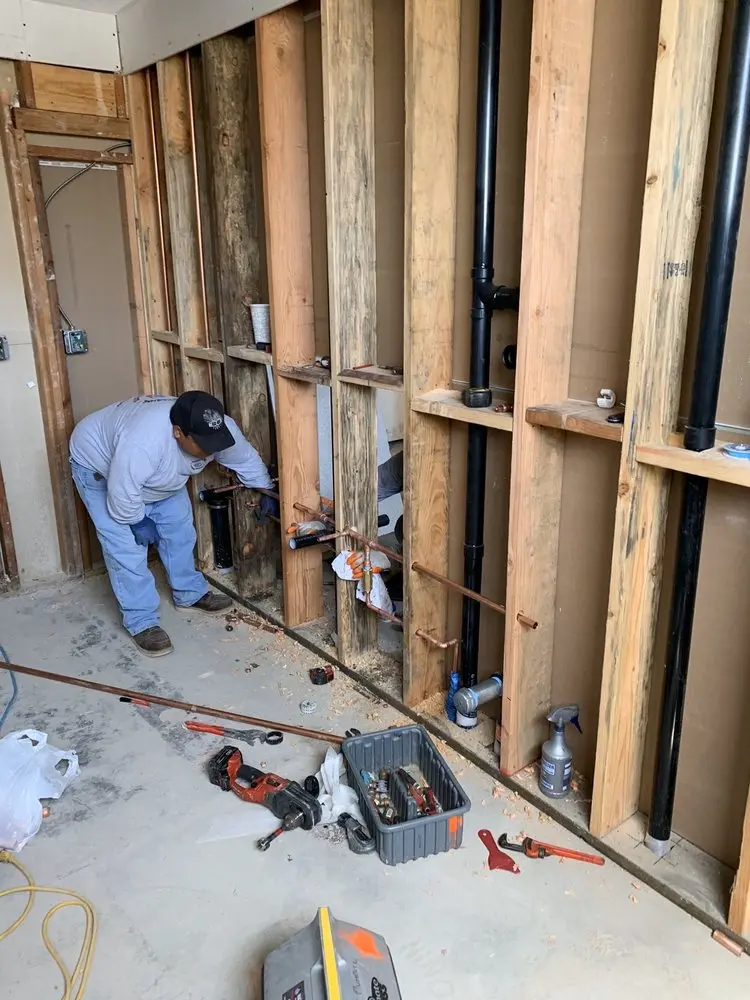 Commercial rough-in plumbing for Water Heater Replacement in Fort Knox